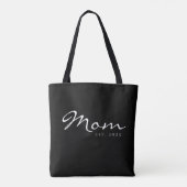 Moeder Richtte Nieuwe Moeder Cadeau Tote Bag (Achterkant)