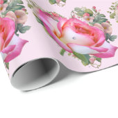 Moeder Roos wrapping papier (Rol Hoek)