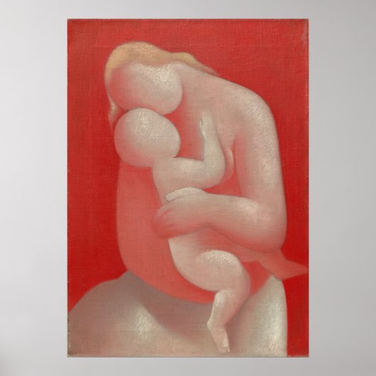 Moeder (Roze Madonna) - Mikuláš Galanda Poster (Voorkant)