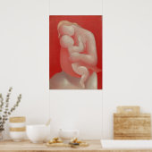 Moeder (Roze Madonna) - Mikuláš Galanda Poster (Keuken)