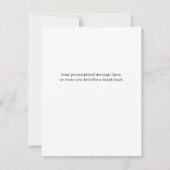 Moeder Roze Rozen Vlakke Kaart Notitiekaartje (Achterkant)