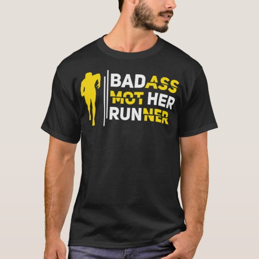 Moeder Runner Funny Running Ma Jogging Gift marti T-shirt (Voorkant)