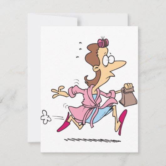 Moeder Running Invitations Kaart (Voorkant)