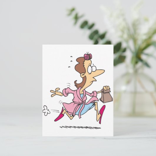 Moeder Running Invitations Kaart (Staand voorkant)