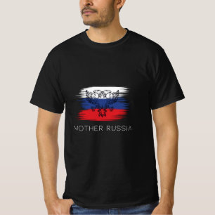 Moeder Rusland - Russische vlag T-shirt