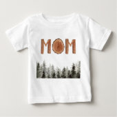 Moeder Rustiek Groene Bomen Baby T-shirt (Voorkant)