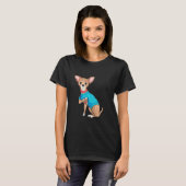 Moeder S Day Funny Dog Chihuahua I Love Mam Tatto T-shirt (Voorkant volledig)