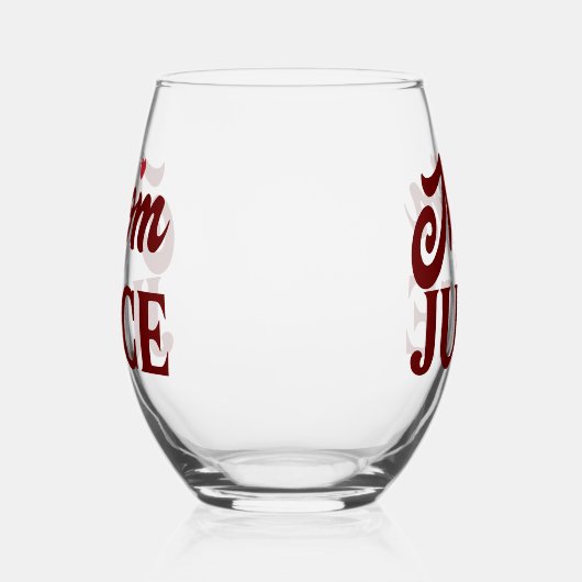 Moeder Sap Wijn Stemloos Glas (Links)