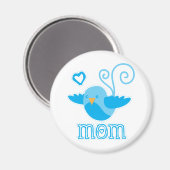 Moeder schattig birdy magneet (Voorkant / Achterkant)