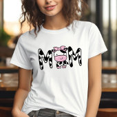 Moeder Schattigee Koe-thema verjaardagsfeestje T-s T-shirt