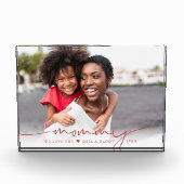 Moeder Script Overlay | We Love You Foto Blok (Voorkant)