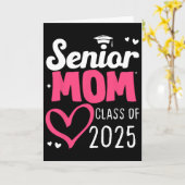 Moeder Senior 2025 Trotse moeder van een afstudere Kaart (Gele Bloem)