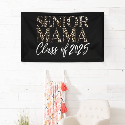 Moeder Senior 2025 Trotse Moeder van een Klasse va Spandoek (Insitu)