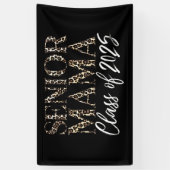 Moeder Senior 2025 Trotse Moeder van een Klasse va Spandoek (Verticaal)