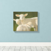 Moeder Sheep Canvas Afdruk (Insitu (Houten vloer))