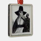 Moeder Shipton, gegraveerd door John Scott, 1804 Metalen Ornament (Rechts)