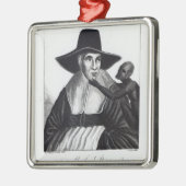Moeder Shipton, gegraveerd door John Scott, 1804 Metalen Ornament (Links)