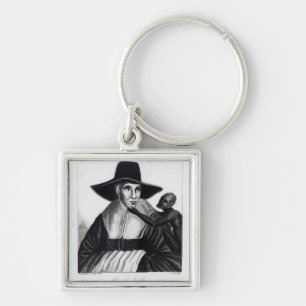 Moeder Shipton, gegraveerd door John Scott, 1804 Sleutelhanger