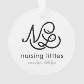 Moeder-sierbloem Ornament (achterkant)