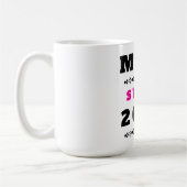 Moeder Sinds 2026 Elegante Minimalistische Mok (Links)