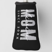 Moeder sinds 20XX Modern Eenvoudig Preppy Golfheadcover (Draai 90)