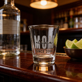 Moeder sinds 20XX Modern Eenvoudig Preppy Shot Glas