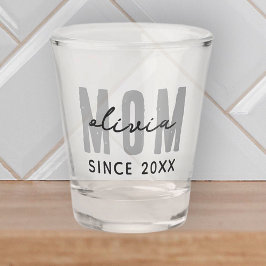 Moeder sinds 20XX Modern Eenvoudig Preppy Shot Glas