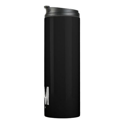 Moeder sinds 20XX Modern Eenvoudig Preppy Thermosbeker (Geroteerd rechts)