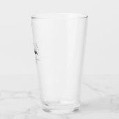 Moeder Sinds Gepersonaliseerd Jaar Handgeschreven Glas (Links)