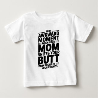 Moeder Snuffelt Achterwerk Grappig Baby Bodysuit C