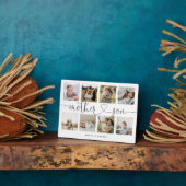 Moeder Son Heart Script | Fotoraster collage Fotoplaat (Zijkant)