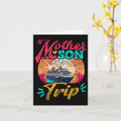 Moeder Son Trip Matching Mom Moederdag Sons Mot Kaart (Gele Bloem)