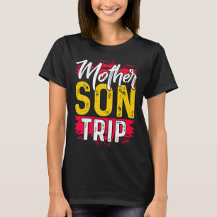 Moeder Son Trip Shirt Zomer Familie Vakantie Trip