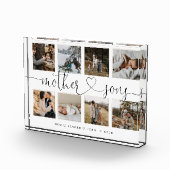 Moeder Sons Heart Script | Fotoraster collage Fotoblokken (Rechts)