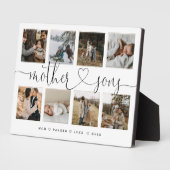 Moeder Sons Heart Script | Fotoraster collage Fotoplaat (Zijkant)