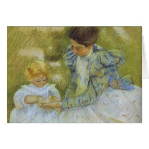 Moeder speelt met haar kind. c.1897, Mary Cassat