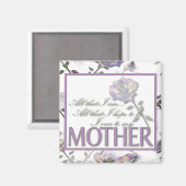 Moeder Square Magnet (Voorkant / Achterkant)