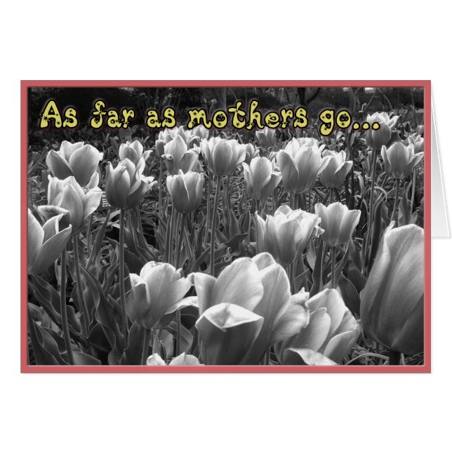 Moeder staat uit Kaart (Voorkant Horizontaal)