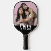 Moeder Stelde Leuk Script Foto Op Pickleball Paddle (Voorkant)