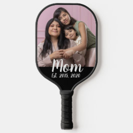 Moeder Stelde Leuk Script Foto Op Pickleball Paddle