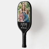 Moeder Stelde Leuk Script Foto op Pickleball Paddle (Links)