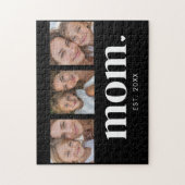 Moeder Stelde Modern Minimaal 3 Foto Legpuzzel (Verticaal)