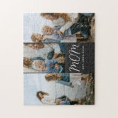Moeder Stelde Modern Schrift 3 Foto Legpuzzel (Verticaal)