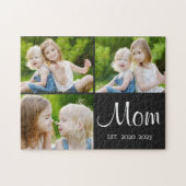 Moeder Stelde Modern Schrift 3 Foto Legpuzzel (Horizontaal)