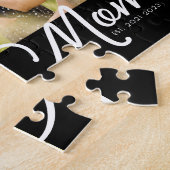 Moeder Stelde Modern Schrift 3 Foto Op  Legpuzzel (Zijkant)