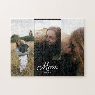 Moeder Stelde Modern Schrift 3 Foto op Legpuzzel