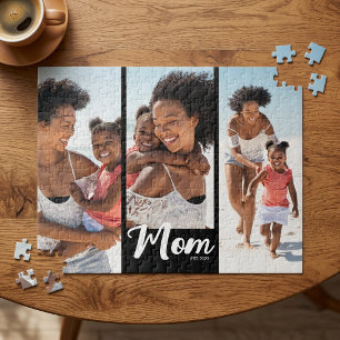 Moeder Stelde Modern Schrift 3 Foto op Legpuzzel