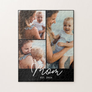 Moeder Stelde Modern Schrift 3 Foto op Legpuzzel