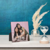 Moeder Stelde Modern Schrift Foto Op Fotoplaat (Insitu)