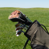 Moeder Stelde Modern Schrift Foto Op Golfheadcover (Insitu)